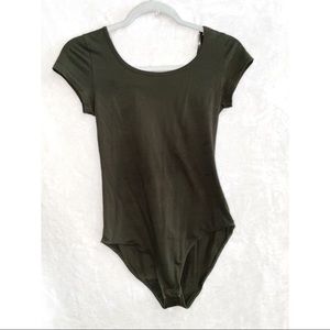 Olive bodysuit shirt